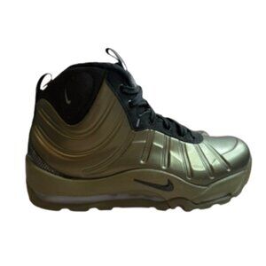NIKE AIR BAKIN POSITE MEDIUM OLIVE - SIZE 9 PRE OWNED NO BOX - EXCELLENT